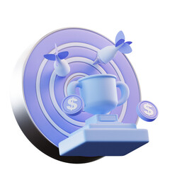 3D Illustration Business Goal