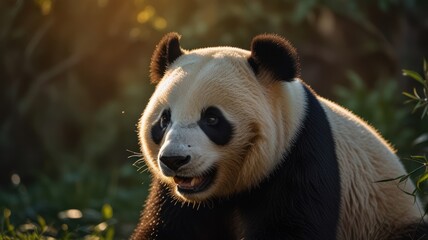 Fototapeta premium Close-up of a Panda Bear