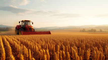 Obraz premium Sustainable Agriculture and Modern Farming Practices Highlighting Environmental Social Governance (ESG) Principles
