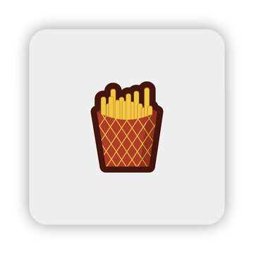 recommend clip art: french fries vector, french fries flat icon, french fries icon on button, fries pottato icon