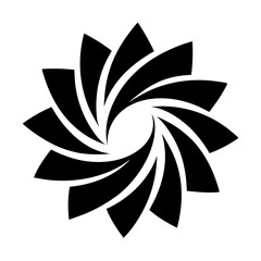 phone logo abstract vector illustration