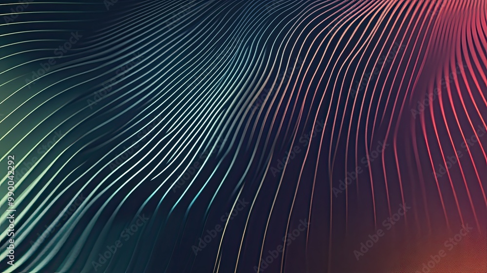 Poster abstract linear techno background with clean lines and gradients, leaving room for text or graphics.