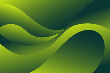 Dynamic green gradient vector background with fluid, organic shapes. Ideal for website headers, presentations, or social media graphics