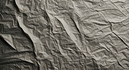 White recycled craft paper texture as background. Grey paper texture, Old vintage page or grunge vignette of old newspaper. Pattern rough art creased grunge letter. Hardboard with copy space for text.