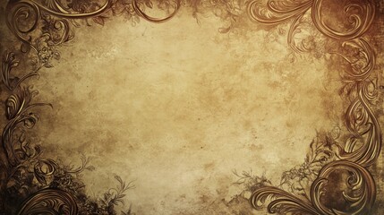 A certificate border background with decorative flourishes, emphasizing elegance and formality in the overall design.