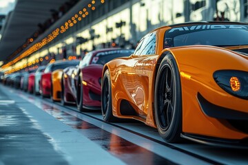 Race Car Lineup