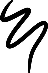 Doodle cute glitter pen line elements. Doodle heart, arrow, star, sparkle decoration