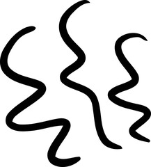 Naklejka premium Doodle cute glitter pen line elements. Doodle heart, arrow, star, sparkle decoration