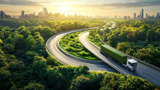 Sustainable Technology in Green Logistics for Eco-Conscious Transportation and Waste Reduction