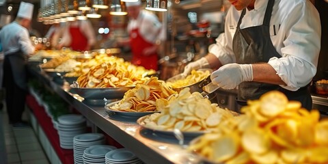 Fototapeta premium people in the restaurant