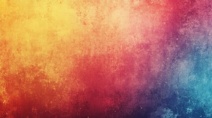 Obraz premium Vivid retro gradient background blending bold colors with a grainy texture, evoking a nostalgic feel.