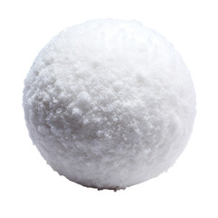 Fototapeta premium Snowball Isolated on transparent background.