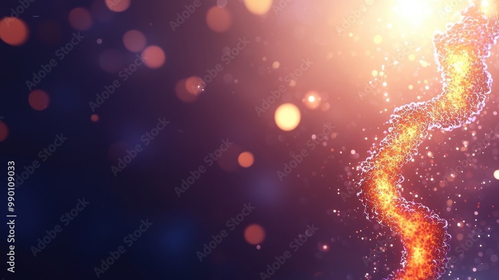 Poster Abstract Colorful Background with Bokeh and Light Effects