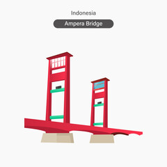 Indonesia Palembang, Ampera Bridge