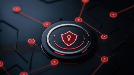 Secure digital environment, trust pathways, pulsating risk indicators