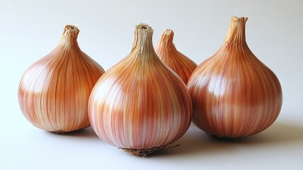 Obraz premium Four Striped Onions