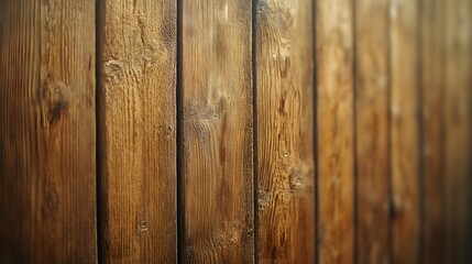 Obraz premium A close-up shot of rustic wooden planks with a warm, weathered texture. 