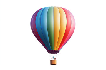 Naklejka premium Colorful hot air balloon cut out element