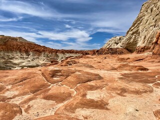 Red Rock and Sandstone Wonders at The Toadstools in Grand Staircase-Escalante National Monument in Utah.
