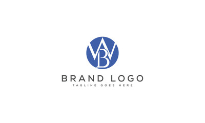 letter WB logo design vector template design for brand