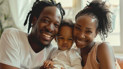 Fototapeta premium Happy family background illustration generated by ai
