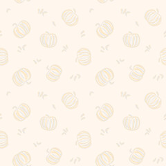 Pumpkin Halloween Seamless Pattern Design