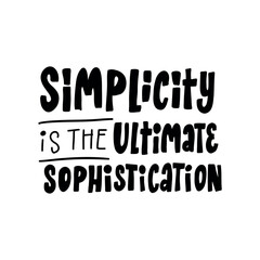 Handwritten lettering quote 