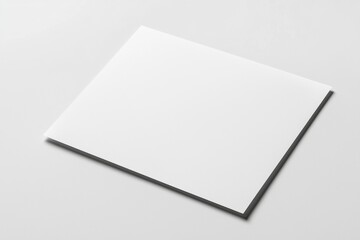 Paper A4 Mockup on White Background created with Generative AI