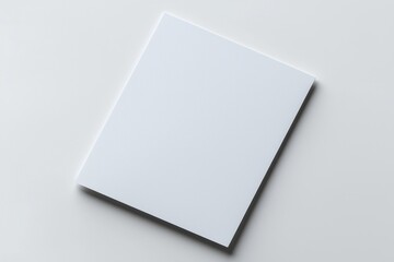 Paper A4 Mockup on White Background created with Generative AI