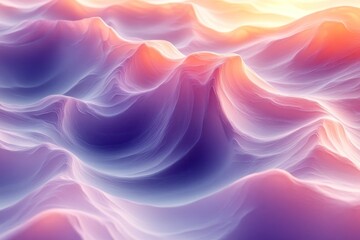 Obraz premium Abstract Landscape with Soft Hues