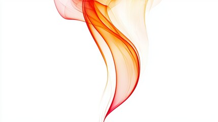 Fototapeta premium A tall, slender flame with a smooth