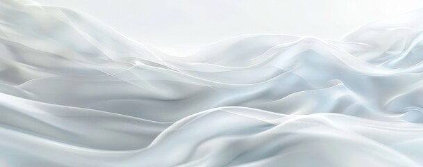 Abstract White Fabric Texture