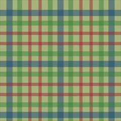 Stewart Hunting Weathered Scottish Tartan Plaid Pattern Fabric Swatch