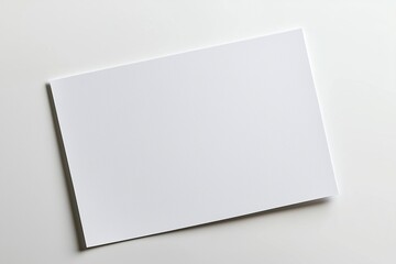 Paper A4 Mockup on White Background created with Generative AI