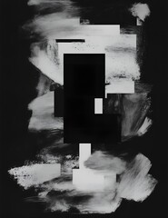 black and white numbers