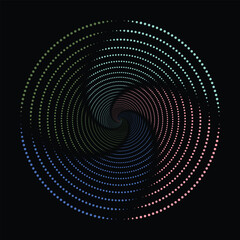 Vector hand drawn doodle mandala. Ethnic mandala with colorful tribal ornament. Isolated. Bright colors.