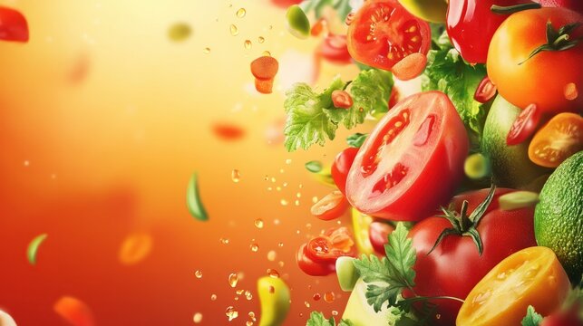 world food safety day background concept, space area for text