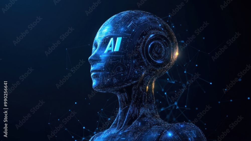 Aufkleber artificial intelligence ai pictogram. technology related to artificial intelligence, computers and s
