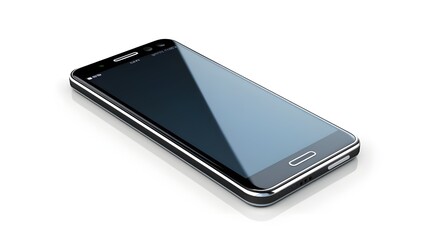 mobile phone isolated  with white background Generative AI