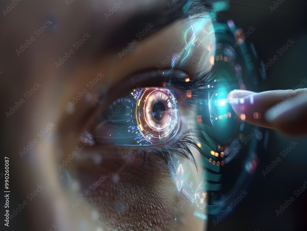 Poster bionic eye enabling smart home access and control with a mere glance