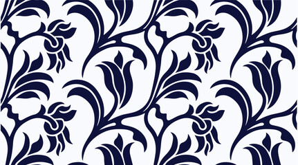 abstract floral pattern vectors for designs