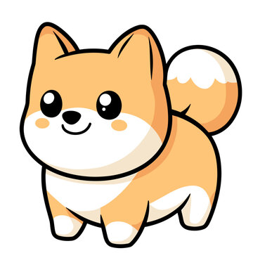 recommend clip art: Dog Character Vector, Coloring Book Page with Dog, Coloring page outline of a cute dog, coloring page