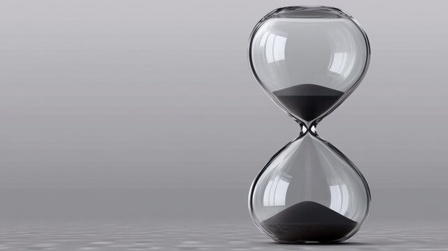 hourglass isolated on transparent background