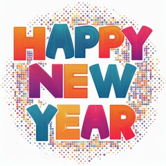 Fototapeta premium happy new year celebration design