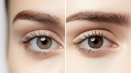 Obraz premium Womans Eye comparision