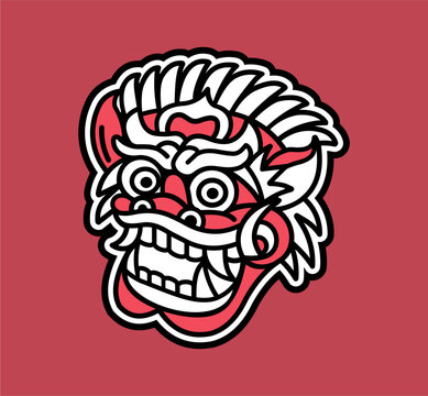  Bali in simple design. Balinese Tradition