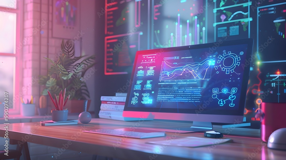 Aufkleber high tech homeschool setup with personalized ai powered learning dashboard
