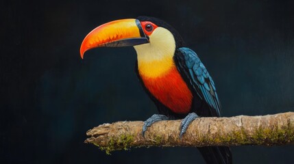 Fototapeta premium Red-breasted Toucan
