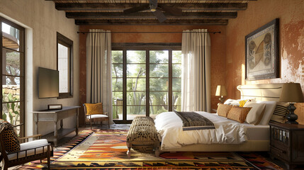 interior of a hotel room