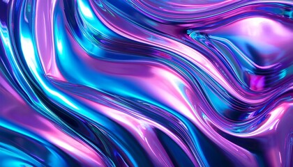Indulge in a moment of visual delight with this abstract background, featuring shimmering metallic hues and a fluid, wavy pattern